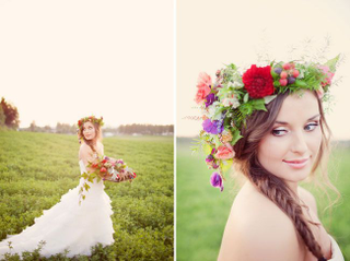 Illustration for article titled Amazing Wedding celebration Hair Recommendation Using Flower Crowns